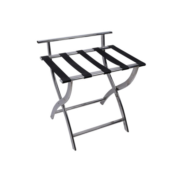 ELITE METAL LUGGAGE RACK – SILVER